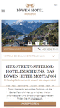 Mobile Screenshot of loewen-hotel.com